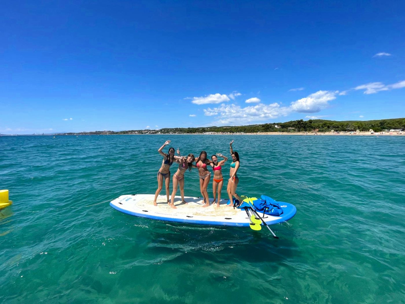 Big paddle surf en grupo en Playa Larga